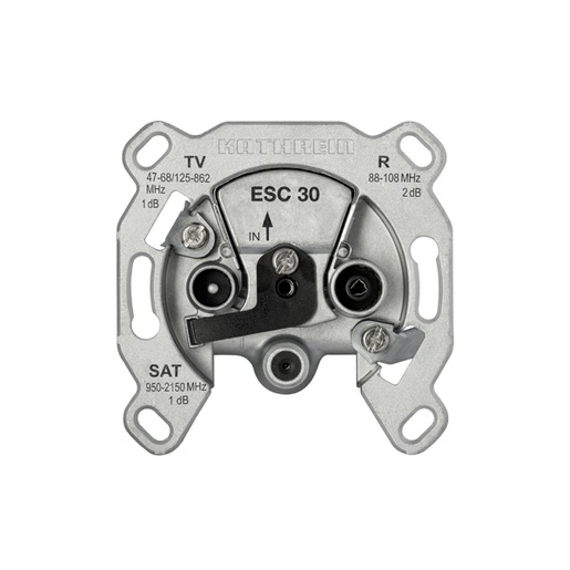 1St. Kathrein ESC30 Einzelanschlussdose Objektdose SAT Stich 3loch DC ESC30