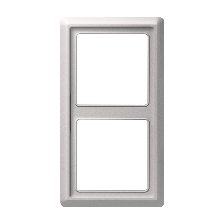 1St. Busch-Jaeger 2102-33 2-fach Rahmen Allwetter 44 (IP 44) alusilber 1St. Busch-Jaeger 2102-33 2-fach Rahmen Allwetter 44 (IP 44) alusilber