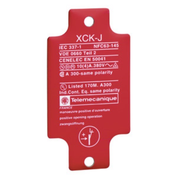 1St. Schneider Electric ZCKJ09 ZCKJ-Deckel für XCKJ Monoblockgehäuse, rot 1St. Schneider Electric ZCKJ09 ZCKJ-Deckel für XCKJ Monoblockgehäuse, rot