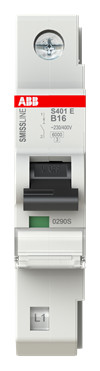 1St. ABB S401E-B16 Sicherungsautomat B-Char., 16A, 6kA, 1P, steckbar 2CCS551001R0165