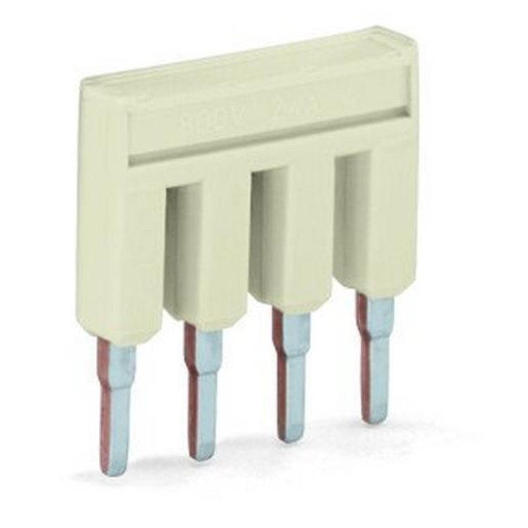 25St. Wago 2000-402 Brücker 2-fach isoliert lichtgrau