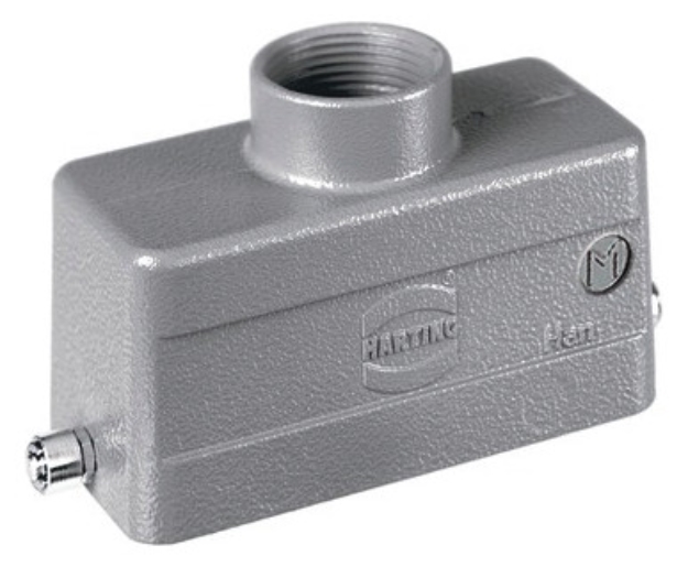 1St. Harting 19300161441 Tüllengehäuse 16 B niedrige Bauform, M 25, Gehäuse aus Metall