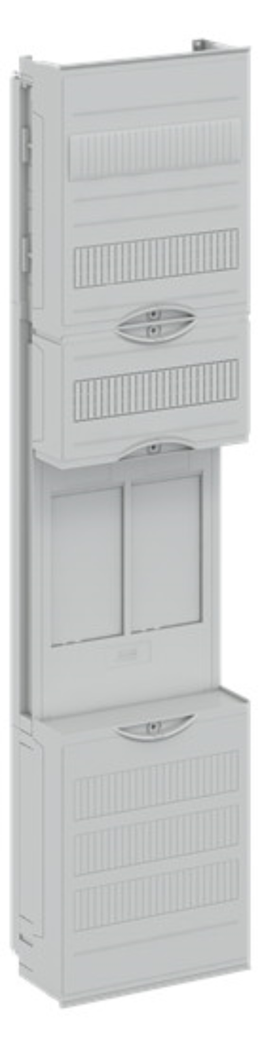 1St. Striebel & John FB17 Zählerfeld ohne Verdrahtung mit BKE-I, 7RE lichtgrau 2CPX054034R9999