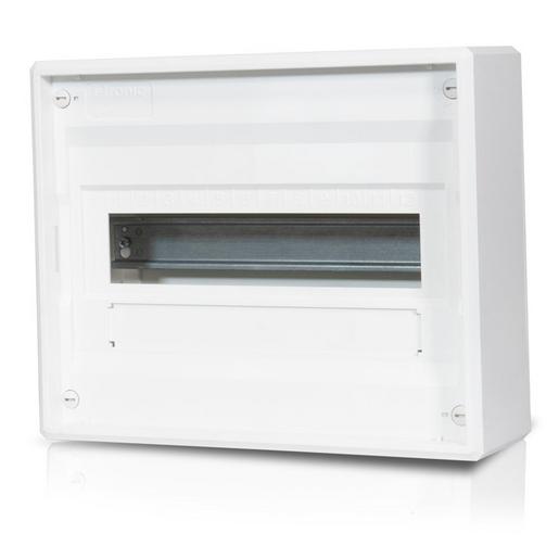 1St. NAPKV12.01 Aufputzverteiler, 1-reihig, 12+2 Module