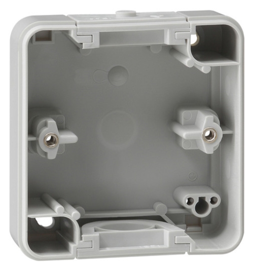 1St. Gira 006135 Gehäuse-UT 1f o.Ltg.einf. WG AP Grau