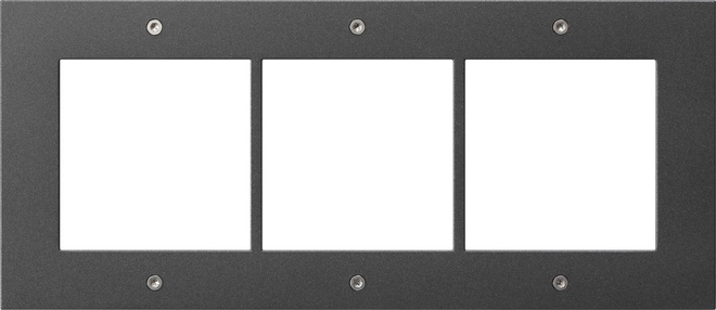 1St. Gira 850367 Designrahmen 3f Türstation AP Gira TX_44 Anthrazit