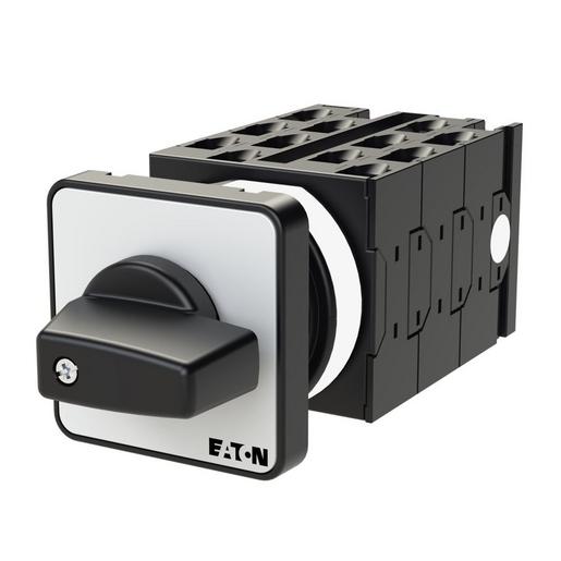 1St. Eaton 055460 Wende-Polumschalter, T0, 20 A, Einbau, 6 Baueinheit(en), Kontakte: 12, 60 , rastend, mit 0-Stellung, 2