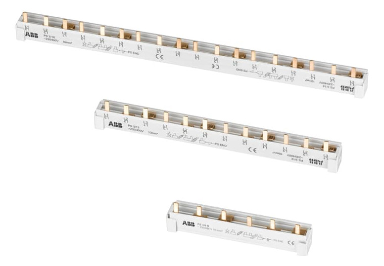 1St. ABB PS4/58N Phasenschiene 4Ph., 58Pins, 10qmm 2CDL240101R1058 1St. ABB PS4/58N Phasenschiene 4Ph., 58Pins, 10qmm 2CDL240101R1058