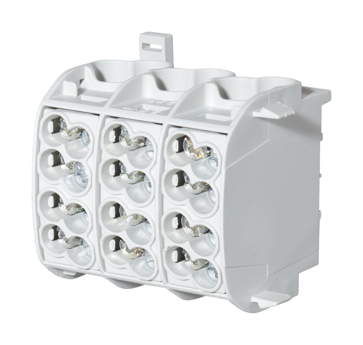 2St. F-Tronic HLAK3p25ALUgr Hauptleitungsabzweigklemme, 25mm², 3polig, CU/AL, grau, HLAK3p25ALUgr 7730015