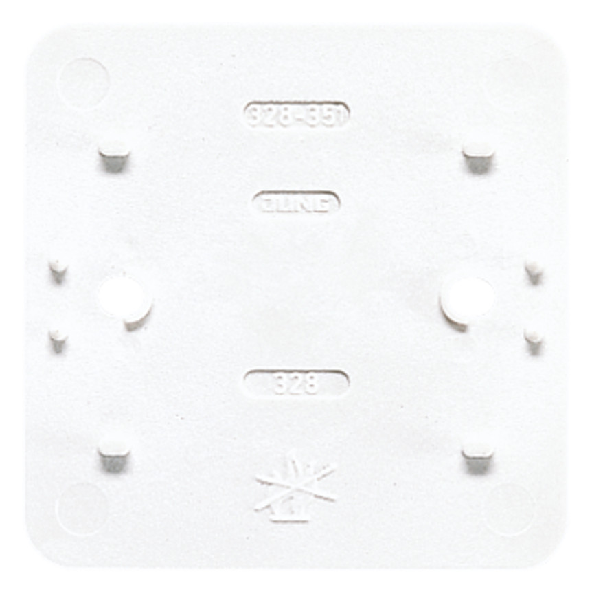 1St. Jung 328WW Bodenplatte flammwidrig für Einzelgeräte 328 WW 1St. Jung 328WW Bodenplatte flammwidrig für Einzelgeräte 328 WW