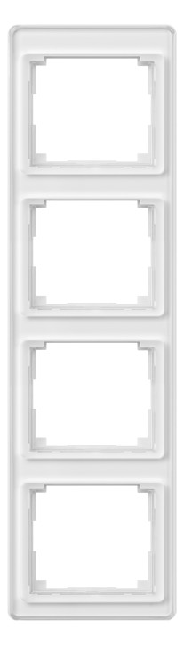 1St. Jung SL584WW Rahmen 4fach aus transparentem Acrylglas farbig hinterlegt SL 584 WW 1St. Jung SL584WW Rahmen 4fach aus transparentem Acrylglas farbig hinterlegt SL 584 WW