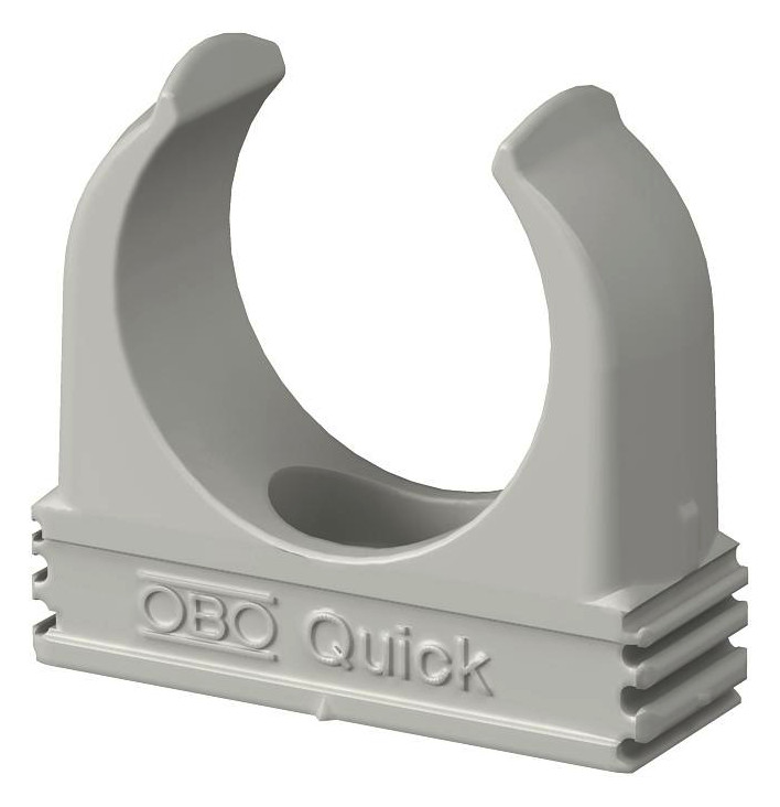 50St. OBO Bettermann 2149321 Quick-Schelle flammwidrig M32, PP, steingrau, RAL 7030 2955 F M32 STGR 50St. OBO Bettermann 2149321 Quick-Schelle flammwidrig M32, PP, steingrau, RAL 7030 2955 F M32 STGR