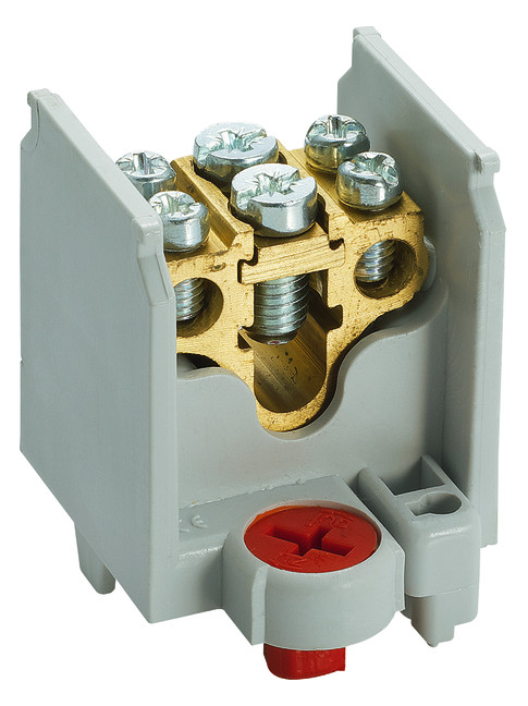 1St. Hager K64 Hauptl.Abzweigklemme 1p.1x35mm²/2x25mm² 1St. Hager K64 Hauptl.Abzweigklemme 1p.1x35mm²/2x25mm²