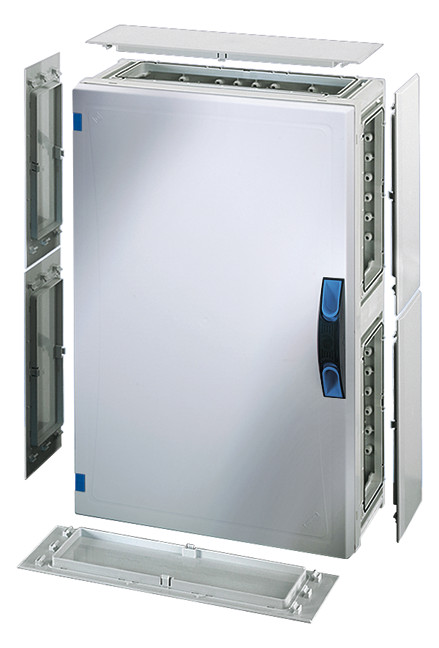 1St. Hensel FP 0471 ENYSTAR-Leergehäuse, Einbaumaße 486x306x136mm, nicht durchsichtiger Tür 68000311 FP0471