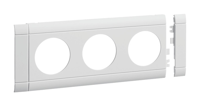 1St. Hager GB080309016 Blende 3-fach STD OT 80mm vw