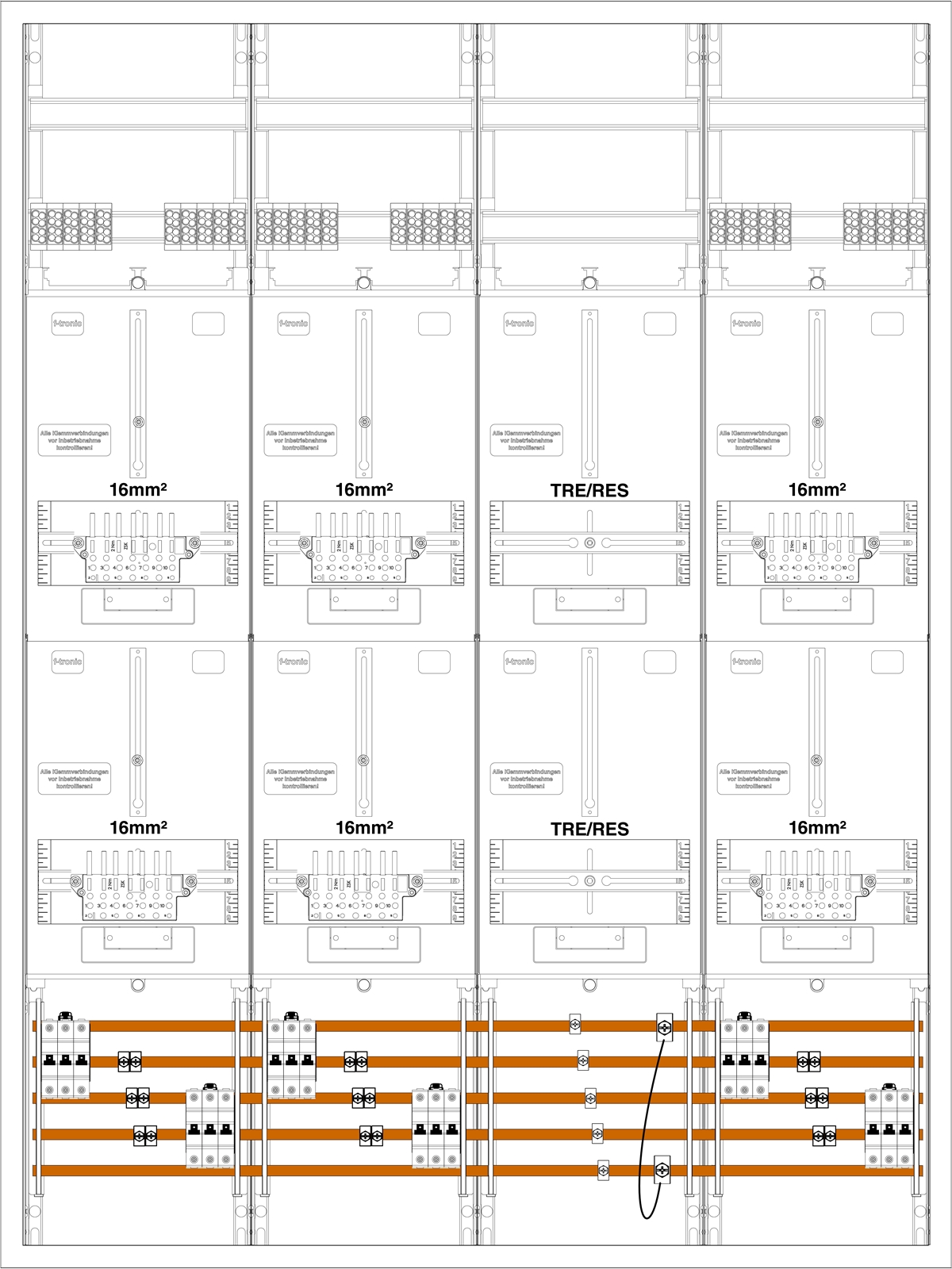 1St. F-Tronic ZL443-3-L116-40 ZL443-3-L116-40 - 6Z2R, mit ABB Vorautomaten 7199083