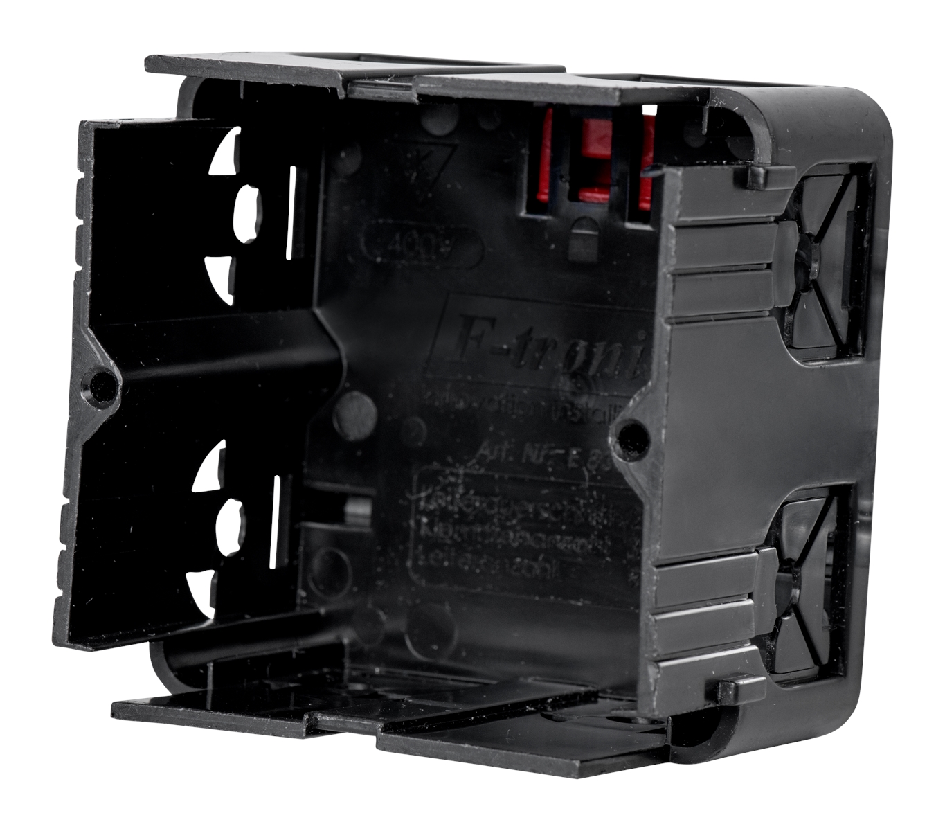 20St. F-Tronic E830 Kabelkanaldose E830, 1-fach, für DIN-Profilschiene, 67x67x50mm 7370008