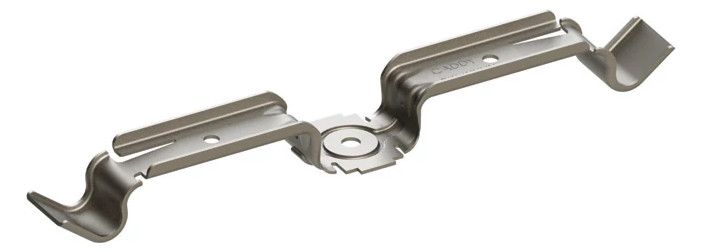 50St. CADDY PKM10H3 Metall Kabelbügel, 10 Kabel, 4,8 mm Loch