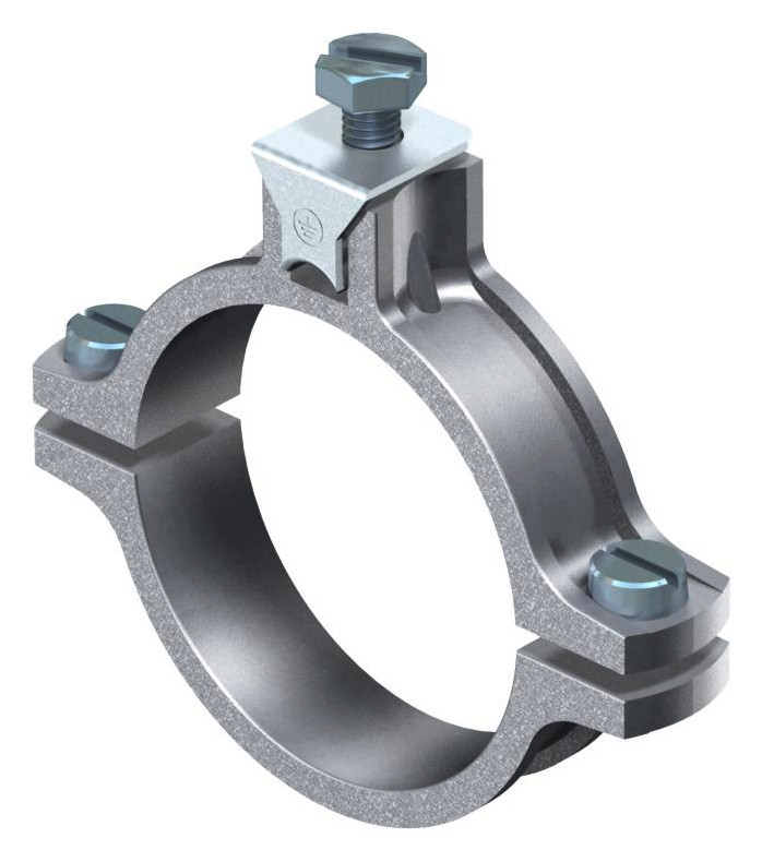 1St. OBO Bettermann 950 Z 2 Erdungsschelle für Rundleiter 2, Zn, G,I