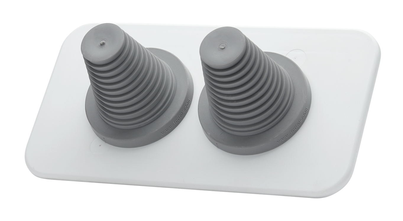 1St. F-Tronic ZSKEF2M63 Kabeleinführungsflansch 2xM63, ZSKEF2M63 7110672