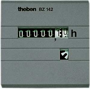 1St. Theben 1420721 Betriebsstundenzähler, Front 48x48 mm, Fronttafeleinbau BZ 142-1 1St. Theben 1420721 Betriebsstundenzähler, Front 48x48 mm, Fronttafeleinbau BZ 142-1