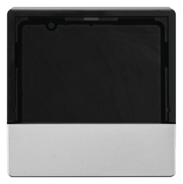 1St. Berker 80960121 Abdeckung für KNX Temperaturregler und Raumcontroller Q.1/Q.3 alu samt, lackiert