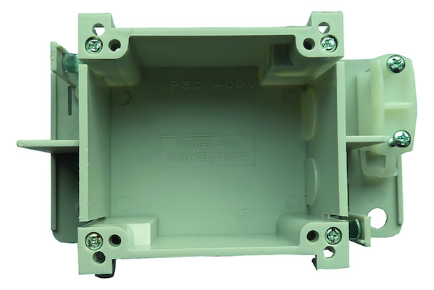 1St. Protec.Class PBRED-CEE Geraeteeinbaudose CEE f. PBR 80mm