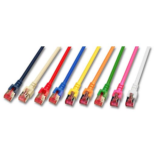 1St. EFB K5512.0,5 RJ45 Patchkabel Cat.6 S/FTP LSZH rot 0,5