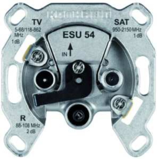 1St. Kathrein ESU54 Einkabeldose 12dB programmierbar