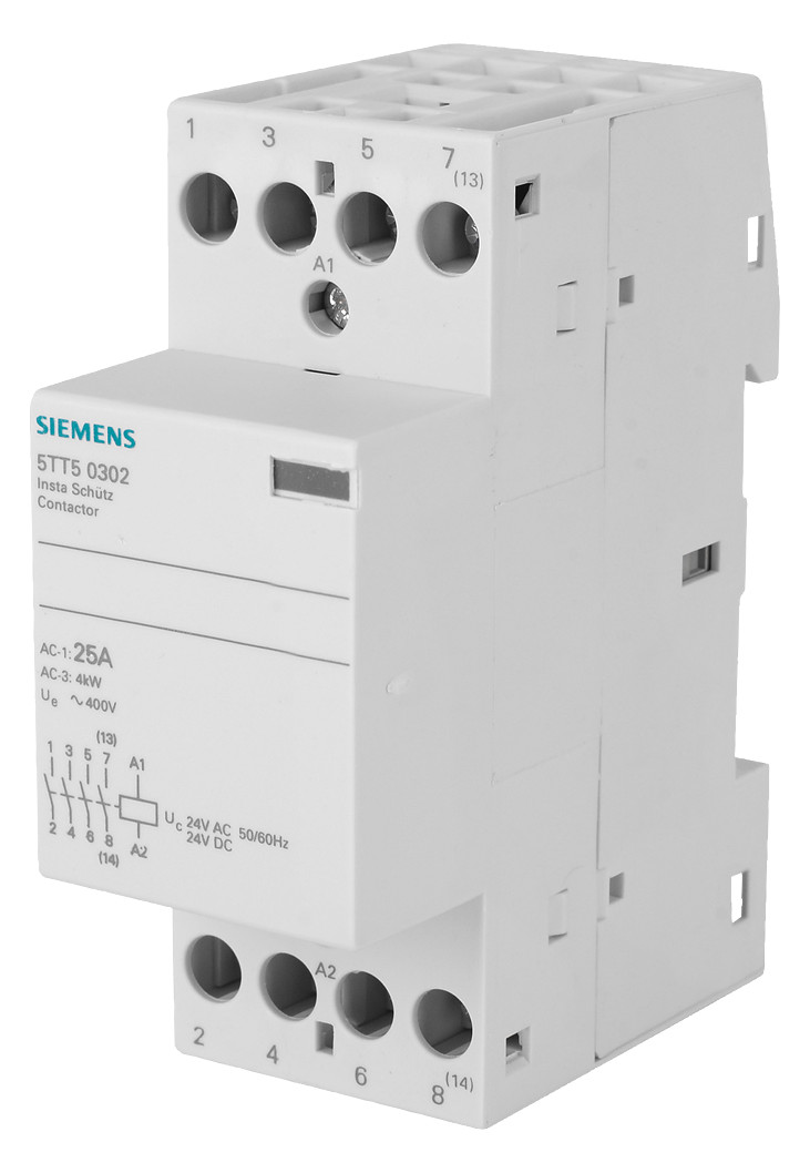 1St. Siemens 5TT5030-2 INSTA-Schütz mit 4 Schließern Kontakt fü