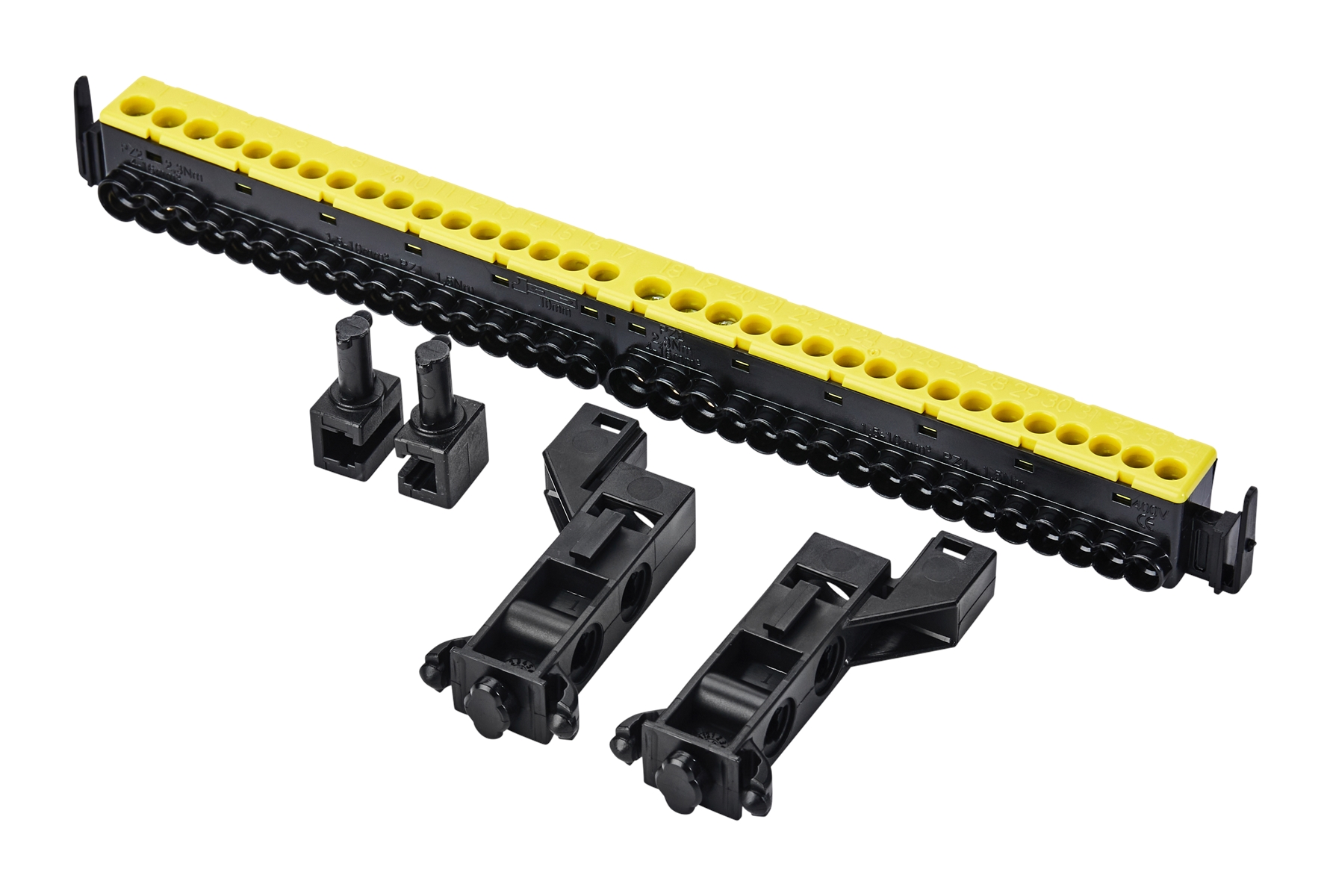 1St. F-Tronic ZSPE34 Schraubklemme ZSPE34, 6x schraubbar bis 16mm², 28x schraubbar bis 10mm² 7111105