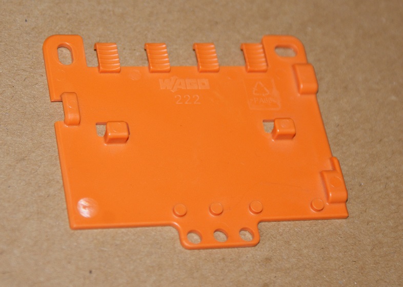 10St. Wago 222-505 Zugentlastung für Befestigungsadapter 221 oder 222 10St. Wago 222-505 Zugentlastung für Befestigungsadapter 221 oder 222