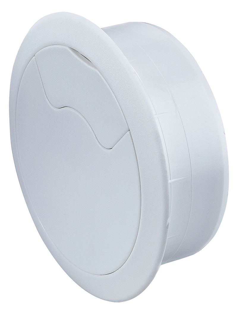 1St. Fränkische MMR-A Weiss 60 Kunststoff-Wellrohr Multimedia Auslassdo