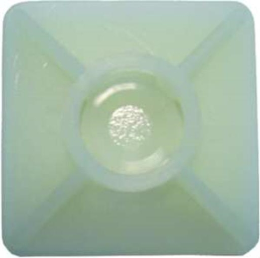 100St. Protec.class PKB-BS 19X19 Befestigungssockel natur selbstklebend