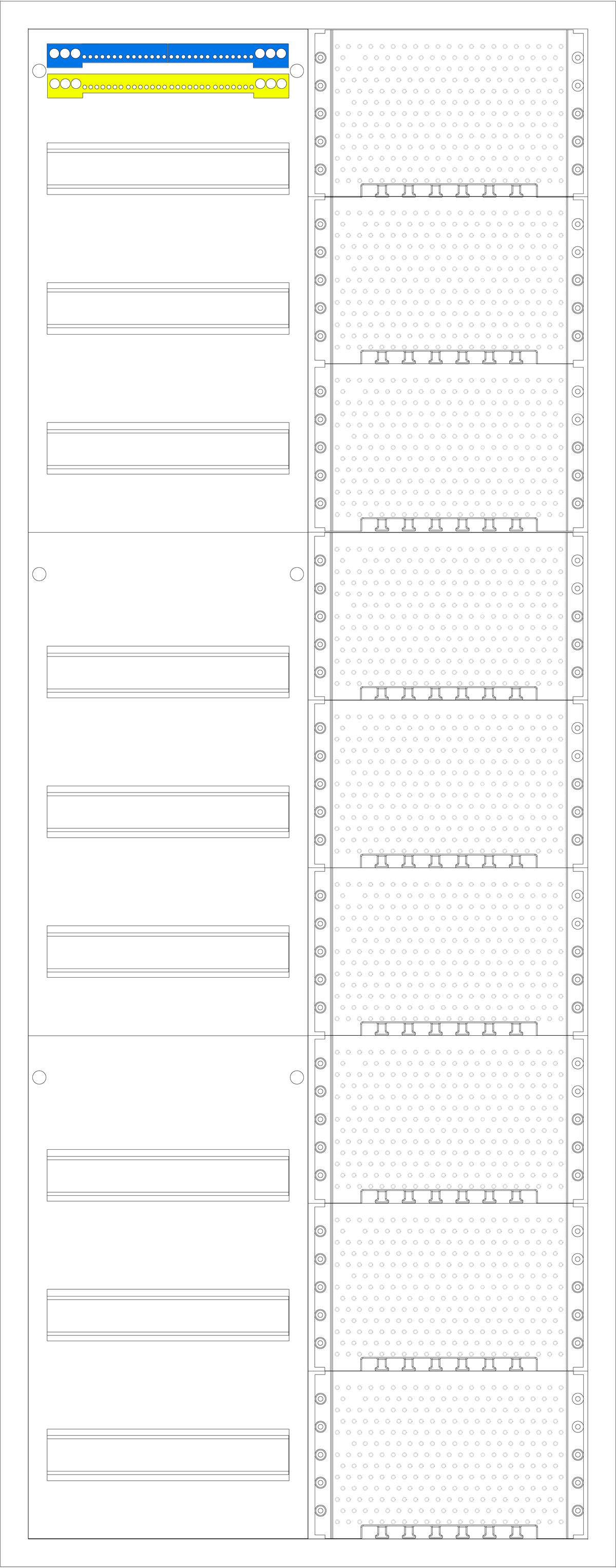 1St. F-Tronic VS2-9-M1 AP Medienverteiler VS2-9-M1, 2-feldrig, 9r, mit MVAP1 7110297