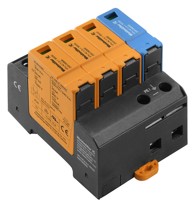 1St. Weidmüller VPU AC II 3+1 300/50 Überspannungsableiter