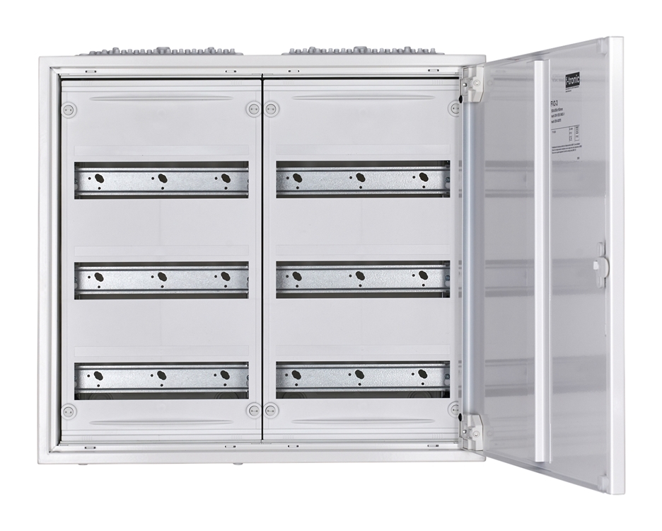 1St. F-Tronic FV2-3 AP Feldverteiler FV2-3, 2-feldrig, 3r, 500x550x165mm 7110220