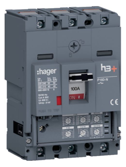 1St. Hager HNS100JC Leistungssch. h3+ P160 LSI 3x100A 40kA