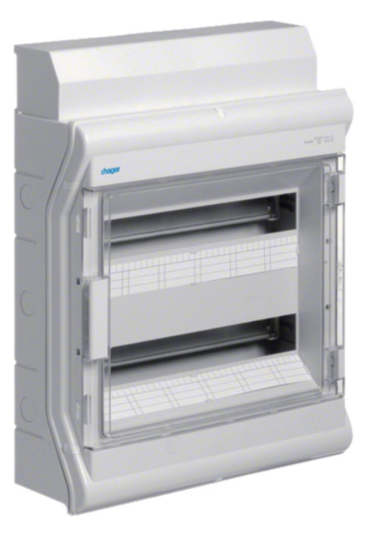 1St. Hager VE218DN Kleinvert., vector, APV, IP65, 36PLE