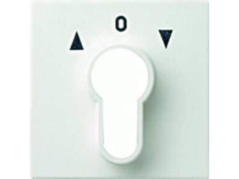 1St. Gira 066427 Abdeckung Schlüsselschalter System 55 Reinweiß matt