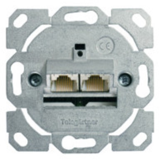 1St. Telegärtner J00020A0395 Anschlussdose AMJ45 K 8/8 Up/0 Class EA(