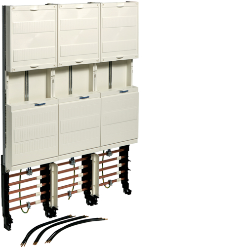 1St. Hager ZL33X4 Komplettfeld universZ 1050mm 3ZP 3-feld Ausführung NRW SH MV N-sachsen EON-Mitte