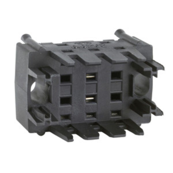 1St. Schneider Electric ZBZ010 Printadapter (Sockel), f. 1,6mm Leiterplatte, Ø 22mm Geräte, VP: 10 Stck.