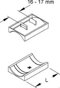10St. Niedax GW12 Gegenwannen 12mm GW12