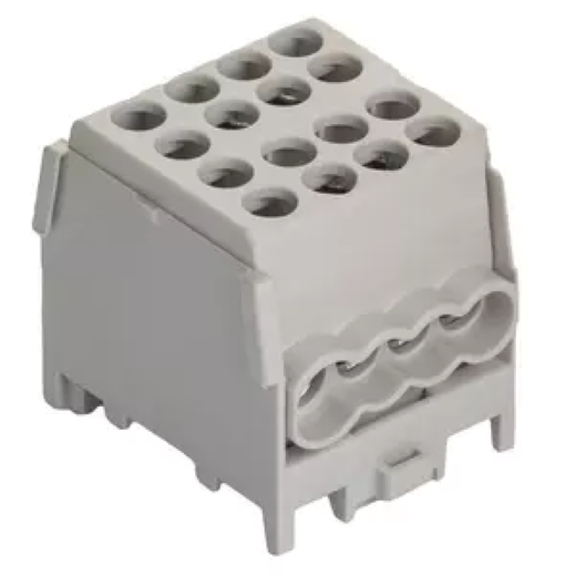 1St. Pollmann HLAK 25-1/6 M2 grau Hauptleitungsabzweigklemme