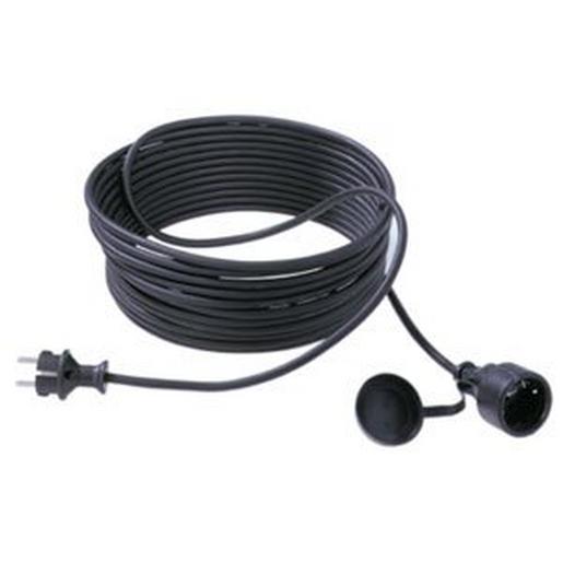 25m Gummi-Verlängerung H05RR-F3G1,50 mm², schwarz