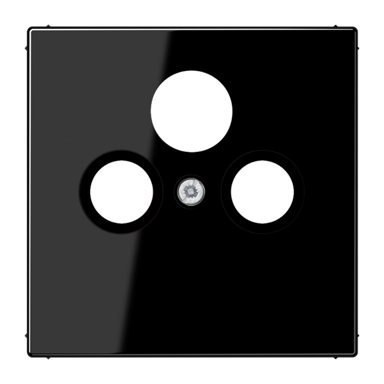 1St. Jung LS990SATSW Abdeckung Schraubbefestigung bruchsicher für SAT-TV-Steckdose LS 990 SAT SW