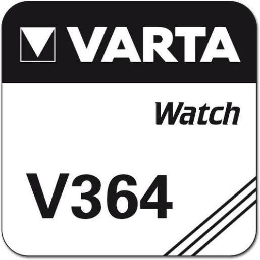 1St. Varta Knopfzelle V364 1,55V 17mAh 00364101111 *Blister a 1 St.