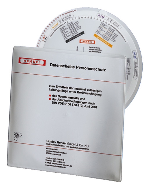 1St. Hensel Datenscheibe PS-Kupferleiter Datenscheibe Personenschutz für Kupferkabel 9810702 DatenscheibePS-Kupferleiter