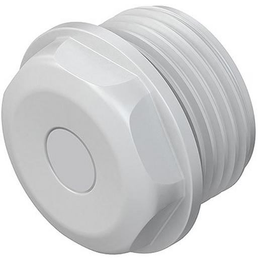1St. Kleinhuis 4011126386776 Dichtungsstopfen, M50, für Kabel-Ø 22-35 mm, Kunststoff PE, RAL 7035, lichtgrau 1485M50